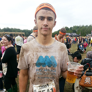 Taking part in Tough Mudder to raise funds for the Miscarriage Association