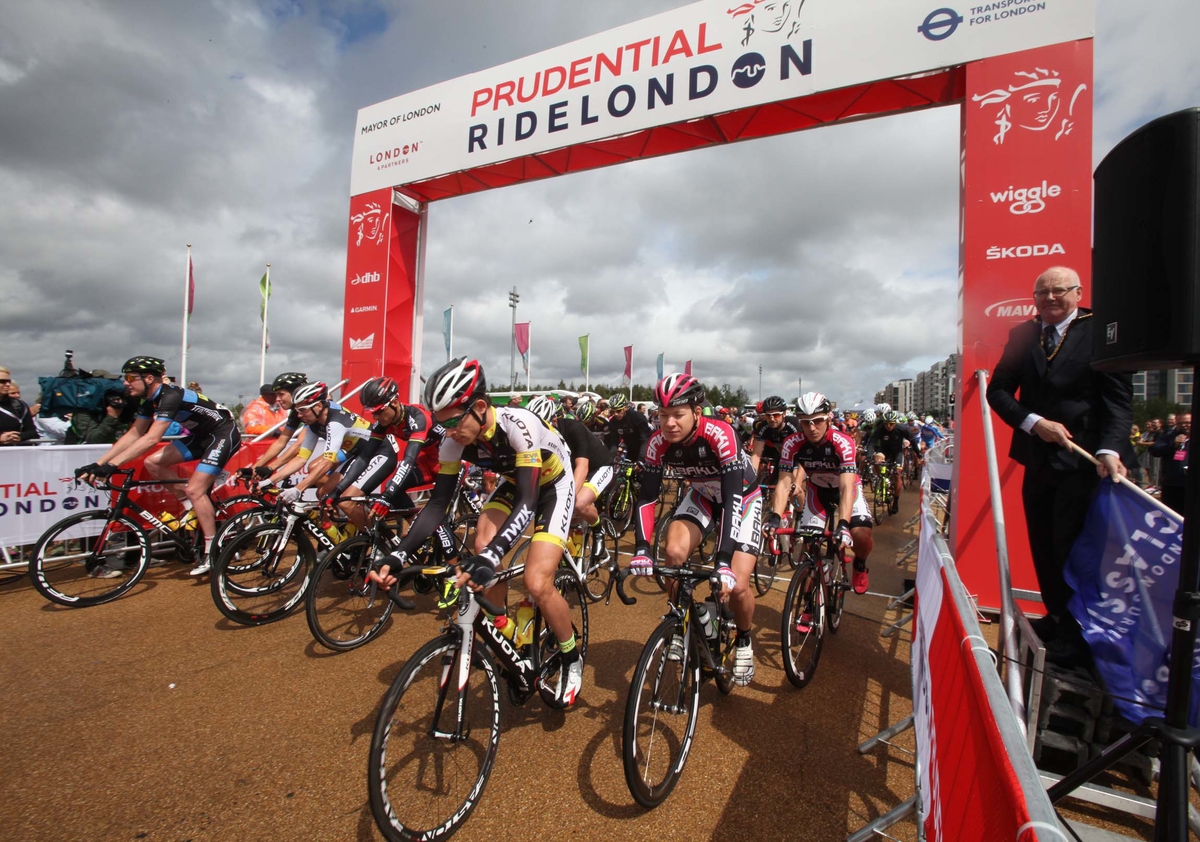 Prudential RideLondon-Surrey Classic Prudential RideLondon, the worlds greatest festival of cycling, involving 70,000+ cyclists  from Olympic champions to a free family fun ride - riding in five events over closed roads in London and Surrey over the weekend of 9th and 10th August. Photo: Roger Allen for Prudential RideLondon See www.PrudentialRideLondon.co.uk for more. For further information: Penny Dain 07799 170433 pennyd@ridelondon.co.uk