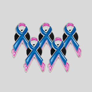 Child or Baby Loss Awareness Ribbon (Blue/Pink) - Pack of 10