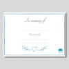 Memorial certificate (Heart)