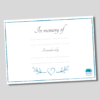 Memorial certificate (Heart) - Image 2