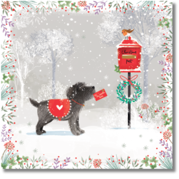 Christmas cards: Furry Friends Twin Pack (Pack of 10) - Image 2