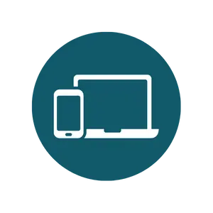 Mobile and laptop icon