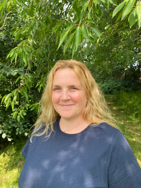 Portrait of Hayley Sycamore, nurse, midwife and registered counsellor